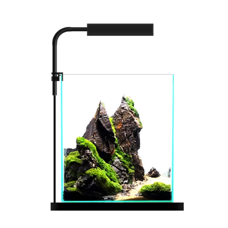 MICMOL Programmable Timer Planted LED Aquarium Light WRGB for Rimless Freshwater Aquarium Live Plants