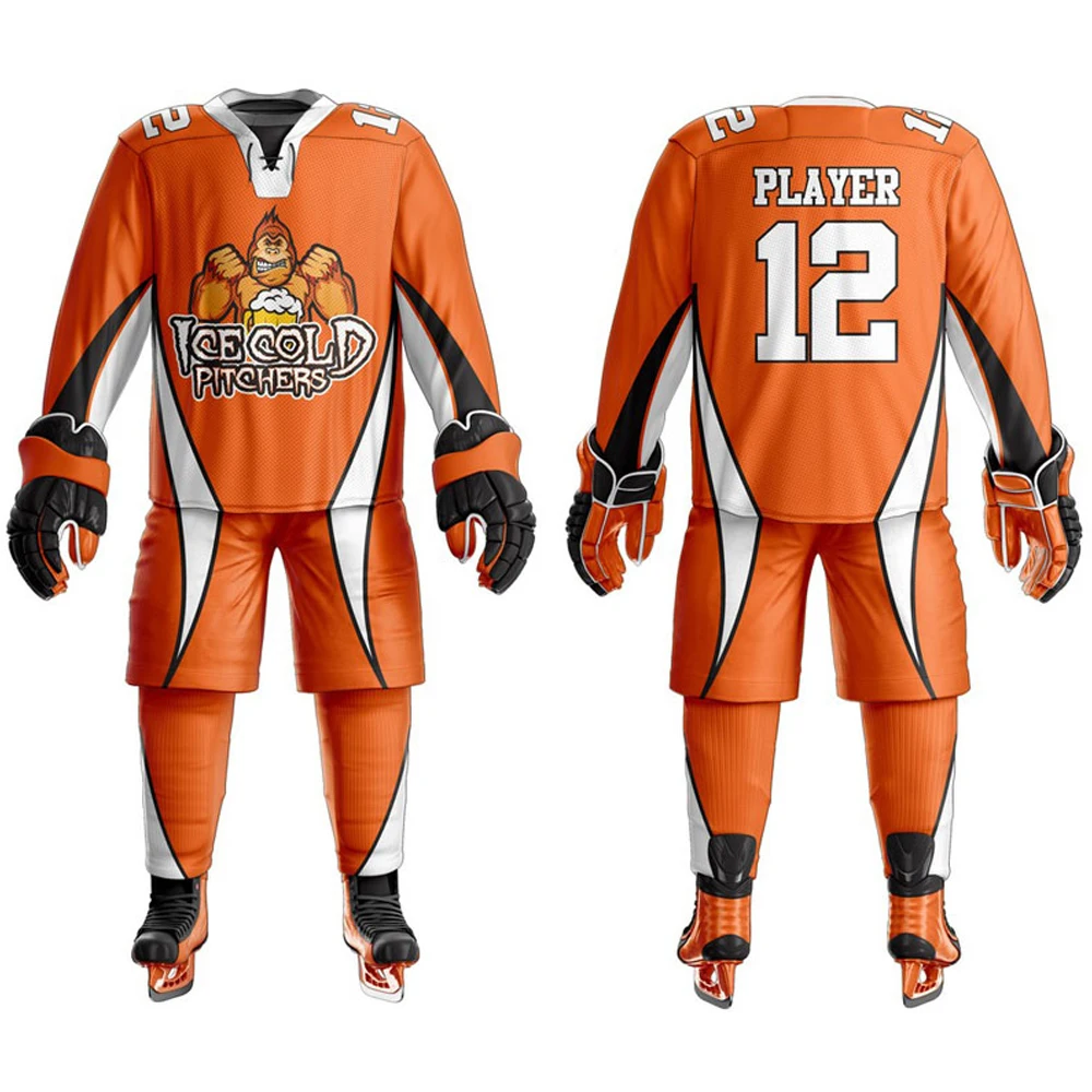 2021 новая горячая распродажа лучшее качество спортивные сублимации и принтовым дизайном для хоккея