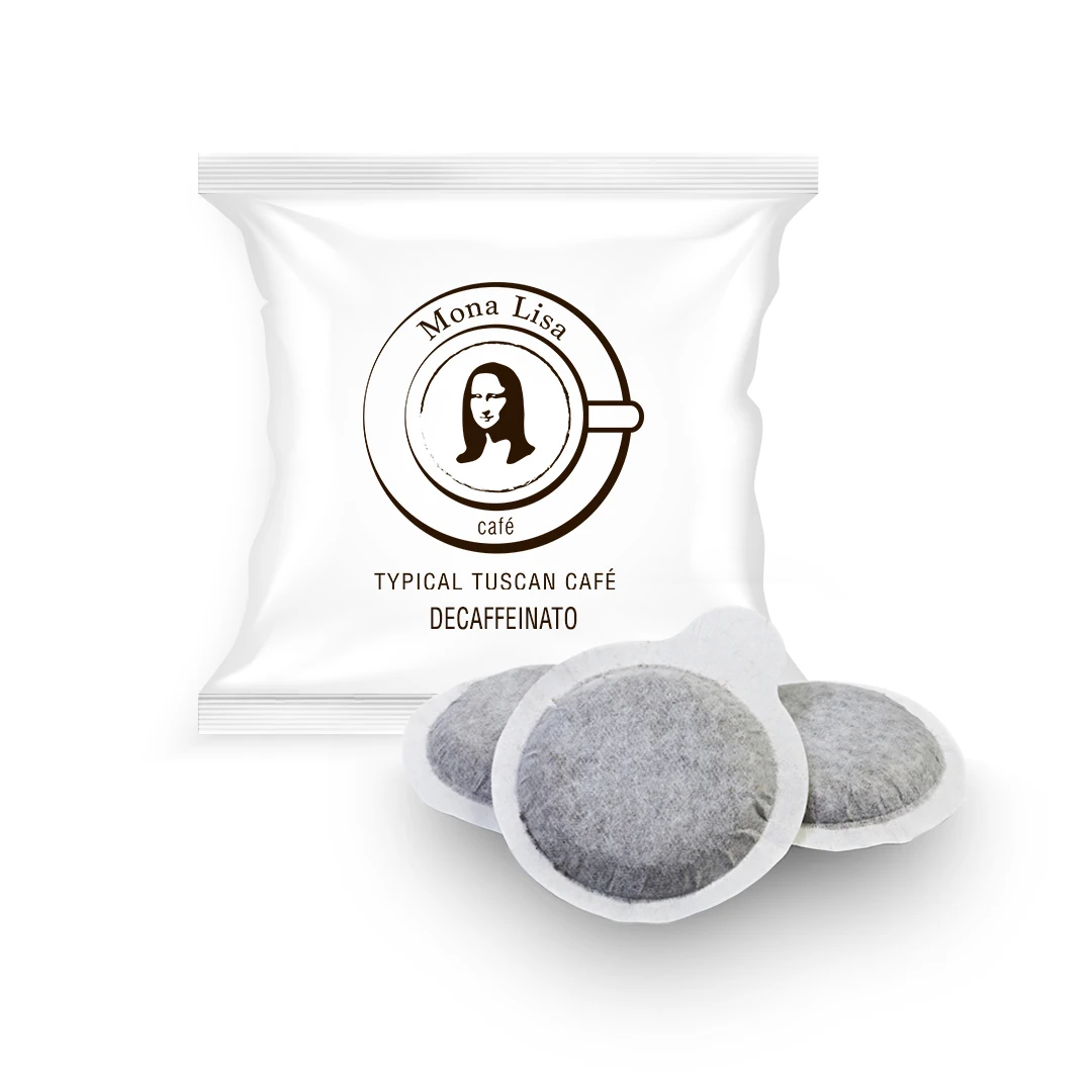 Premium Quality Italian 100% Arabica 100 Decaffeinated Coffee Pods for espresso machines