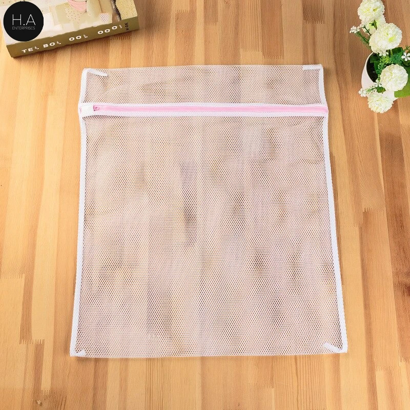 Белые сетчатые мешки для стирки стиральных машин современные из