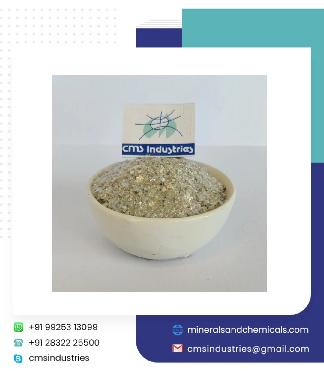 Hot Selling Non-Toxic Higher Whiteness Mica Chips Powder for Paints