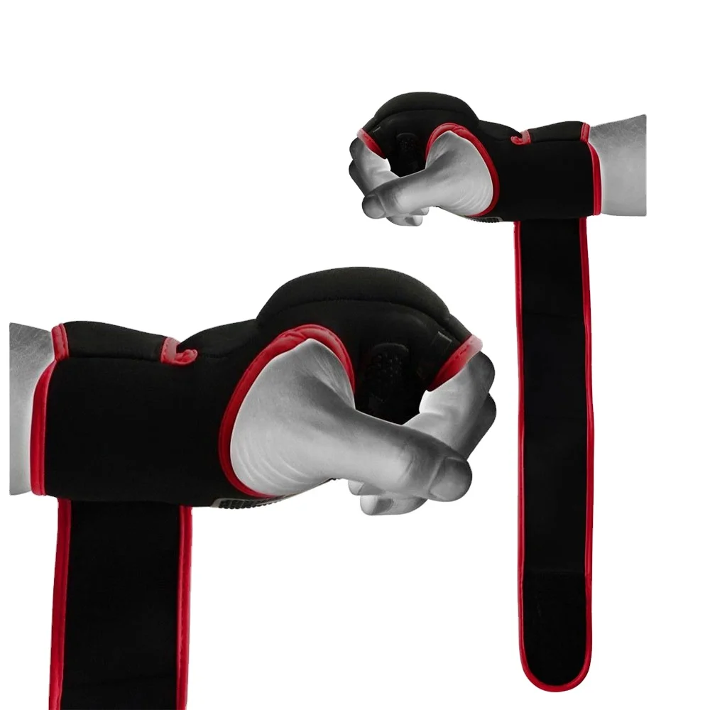 Gel Padded Hand Wraps Neoprene Elastic Stretch Inner Gloves for Boxing Muay Thai Long Wrist Support Quick Punching Bandages