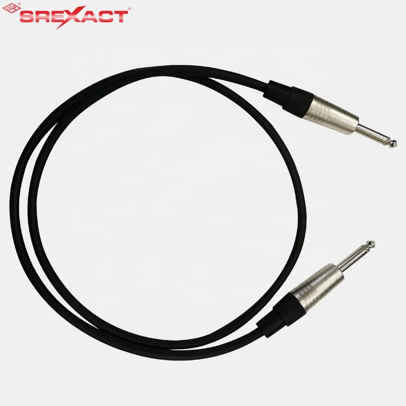 6.3mm Mono Plug 1/4 TS instrument cable guitar