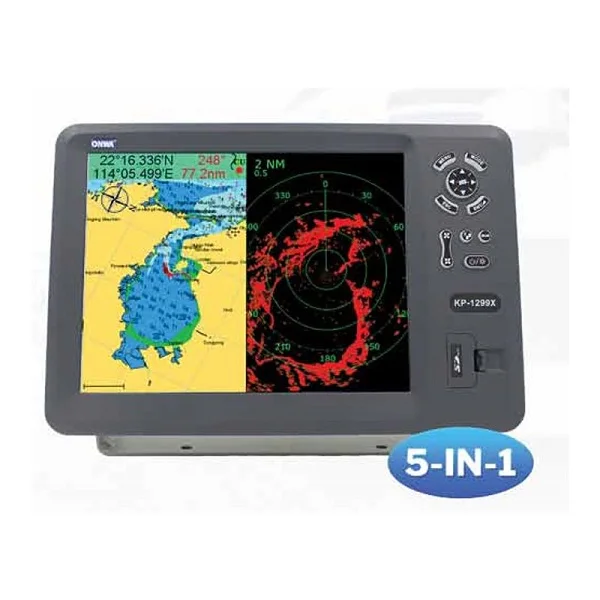 
HOT SALE GPS chart plotter with fish finder ais transponder and built in radar function 