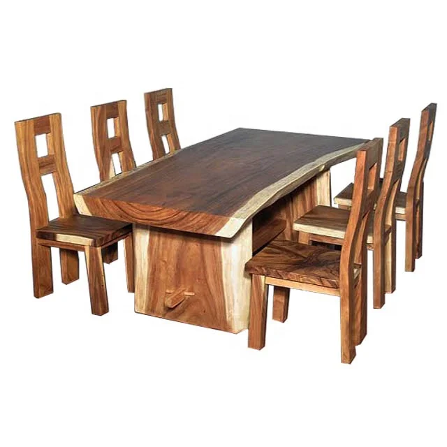 Dining table and chair of Suar wood outdoor furniture otherhomefurniture