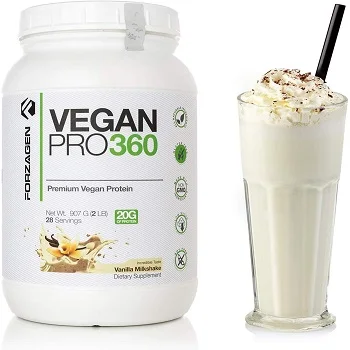 
Organic Dairy Free vanilla milkshake Protein Powders 