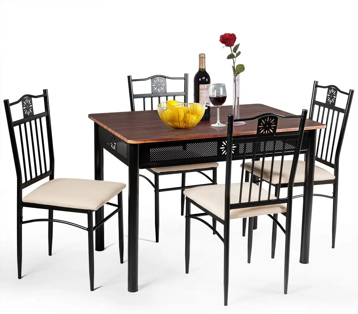 5 Piece Dining Table and Chairs Set