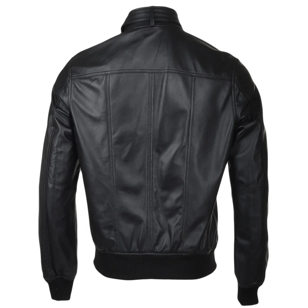
Custom Design Top Quality Pure 100% Leather Jacket 