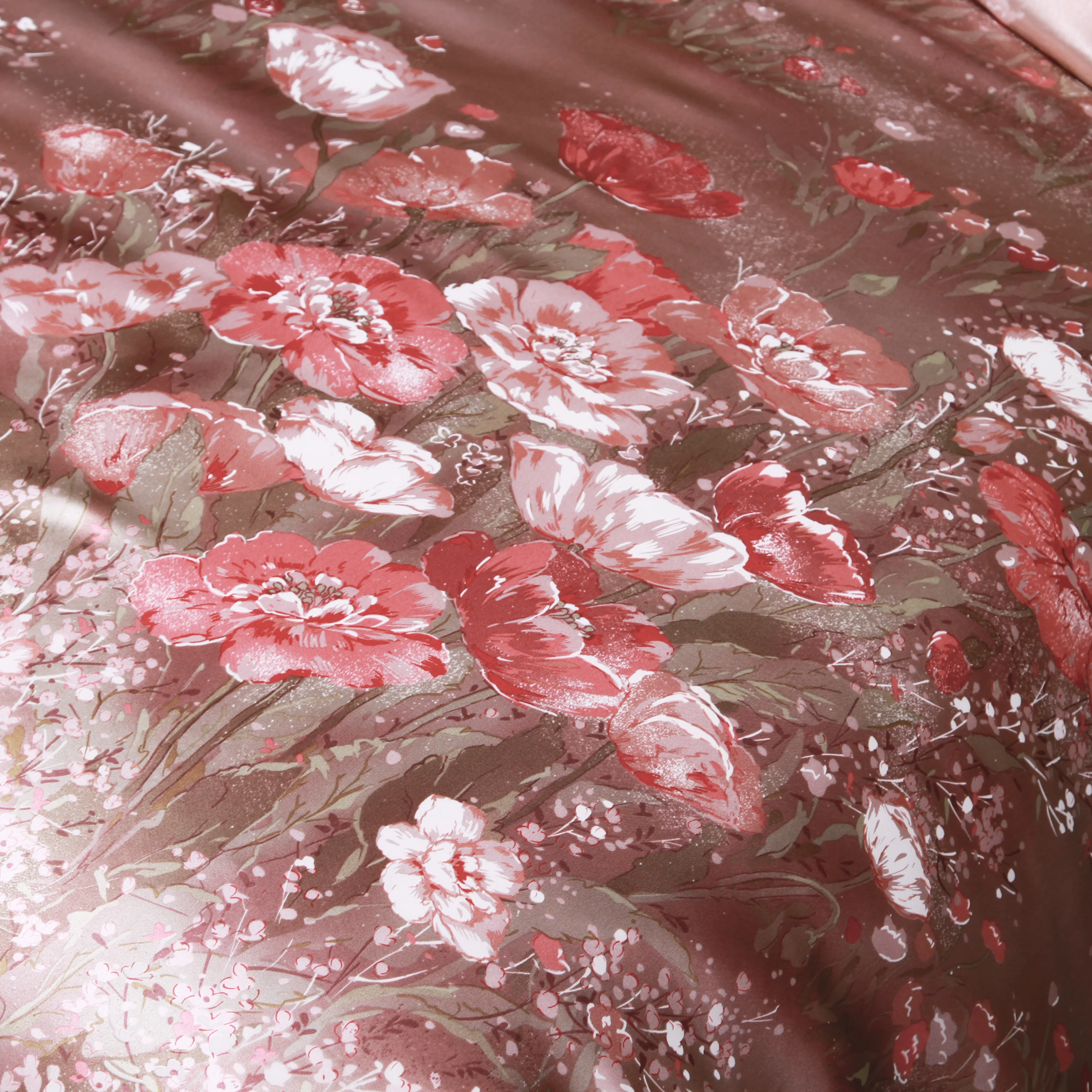 100% Silk Wholesale 4Pcs soft bedding set four pieces in a set pure silk bedding set customised