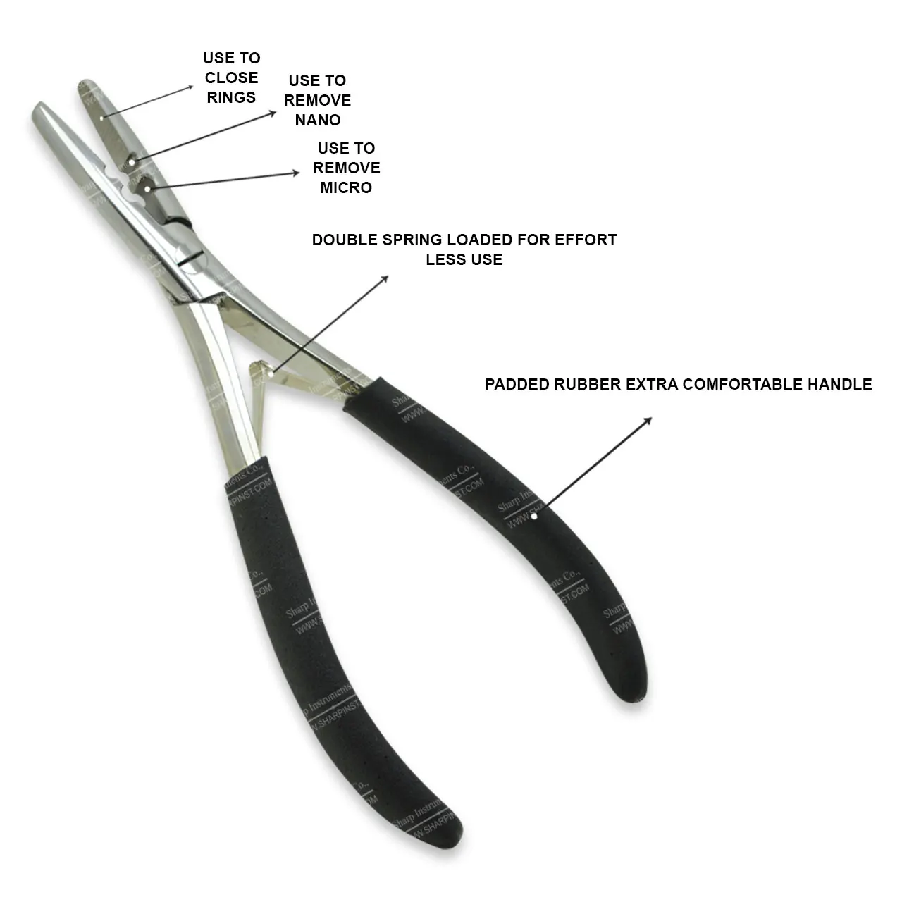 Removing Micro and Nano Rings Plier Mirror Polish