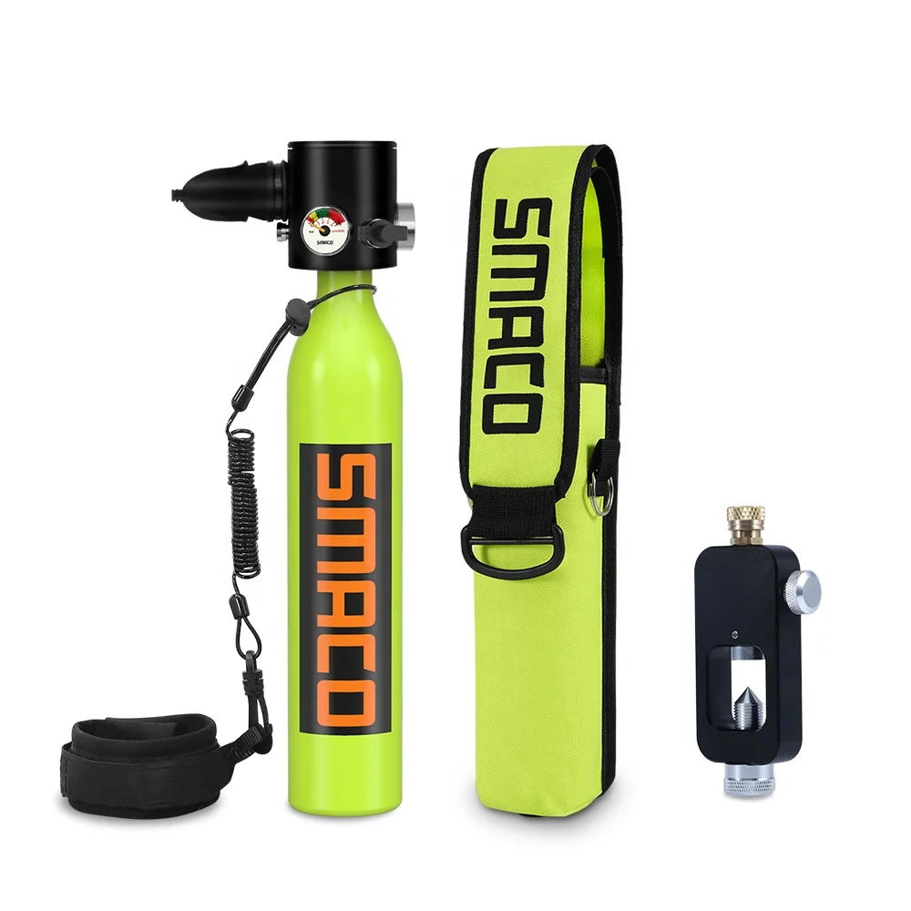 S300Plus 0.5L Mini Scuba Tank high pressure air oxygen cylinder Scuba Tank Diving Equipment for Underwater Breathing