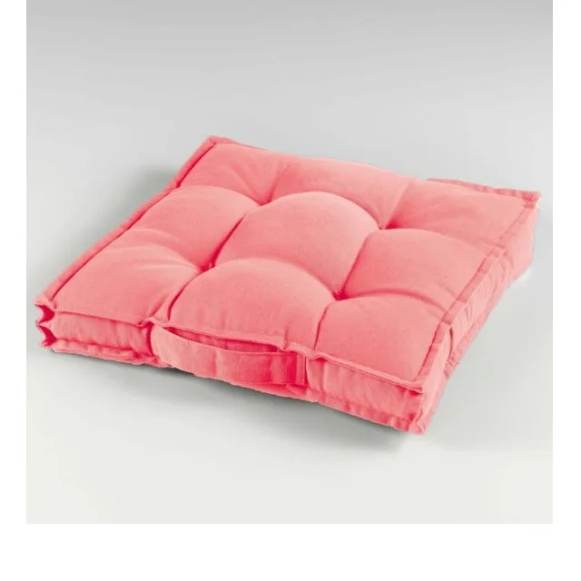 Hot Sell Square Home Office Dining Outdoor Floor Sofa Chair 100% Cotton Pad Seat Cushion Durable Comfortable Soft Stylish Modern