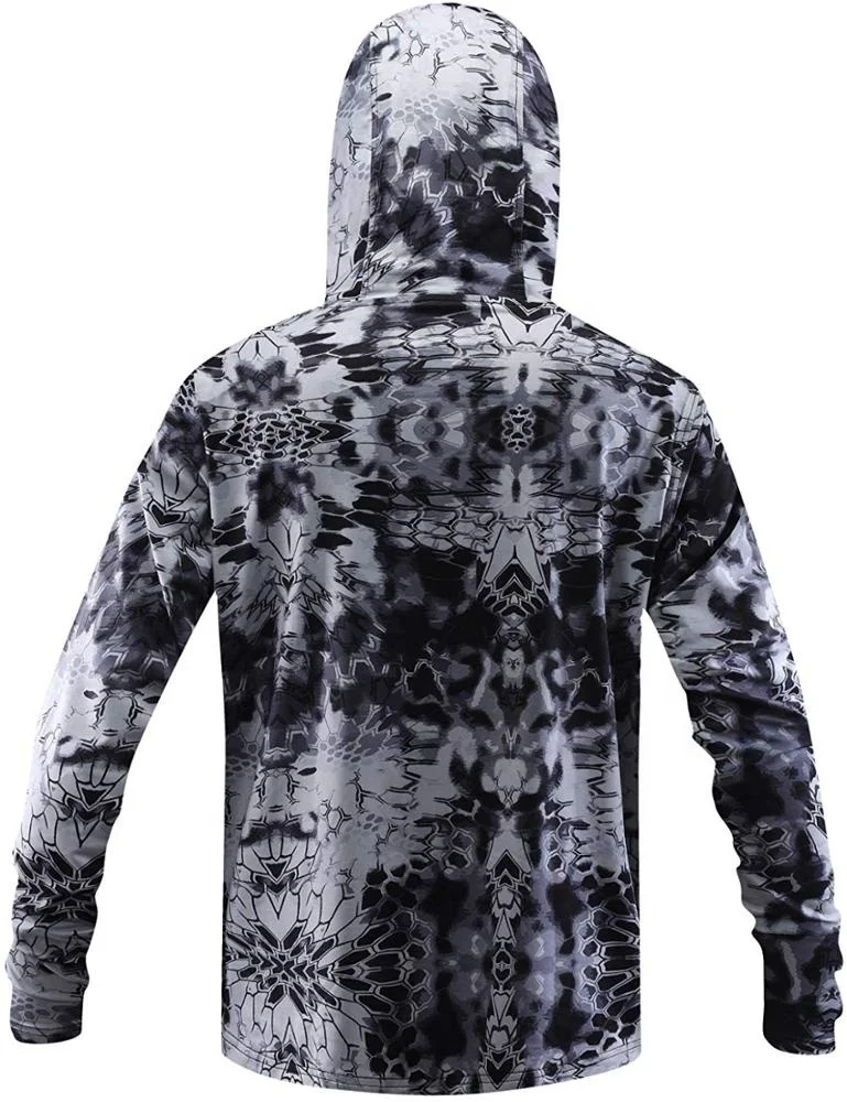 SFI Новинка высокое качество пользовательский сублимационный принт защита от солнца УФ-лучей худи турнирное представление одежда для рыбалки рубашки Upf50 +