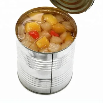 
Mixed fruits in light syrup or in heavy syrup in tins 