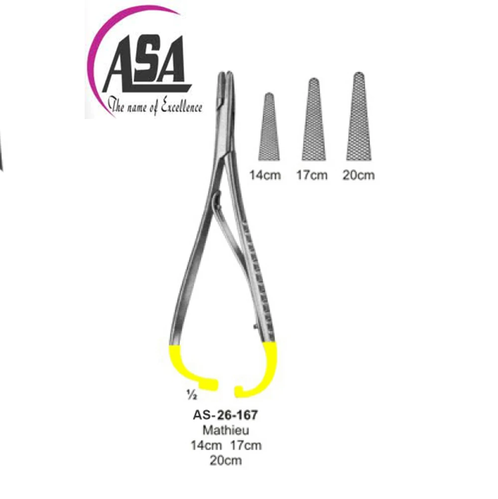 Текерный держатель игл с вставками из карбида вольфрама 14 см 17 20 24 нержавеющая сталь