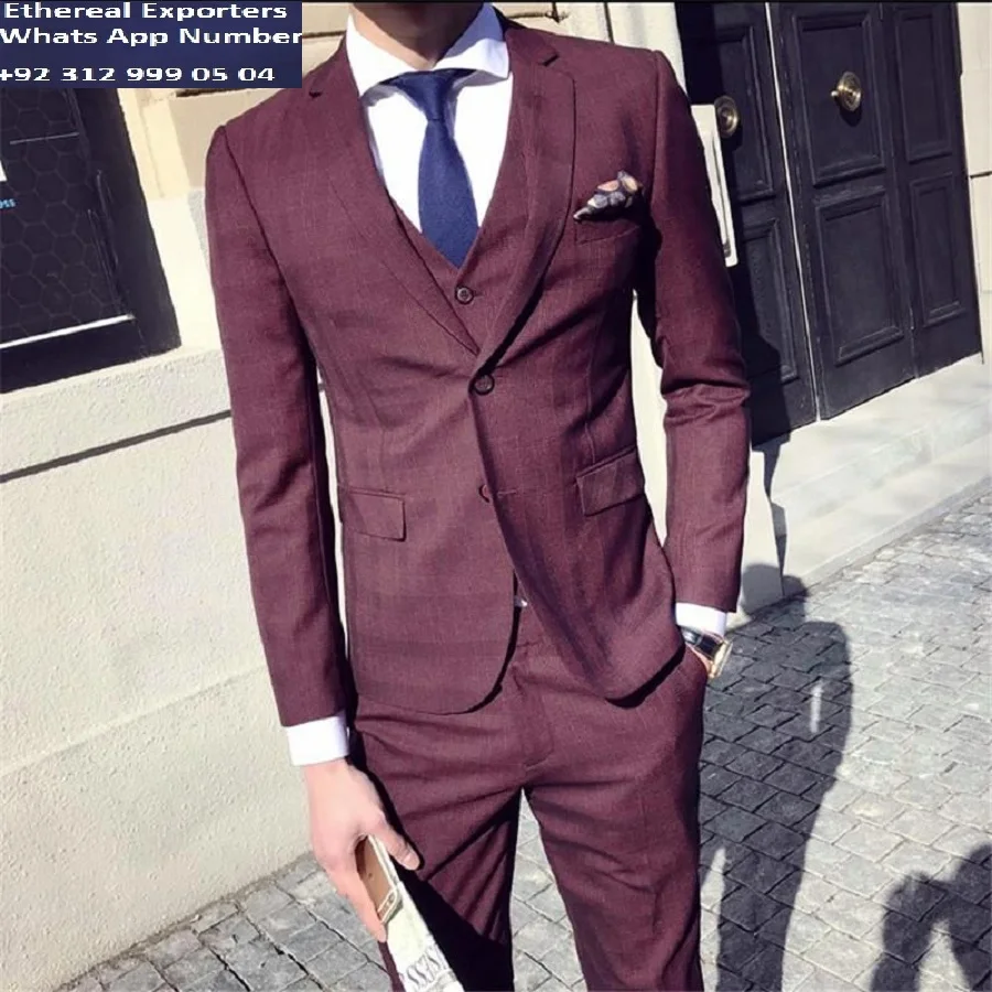 first choice 3 piece men suits latest suiting three pieces tuxedo slim fit pant coat designs wedding office