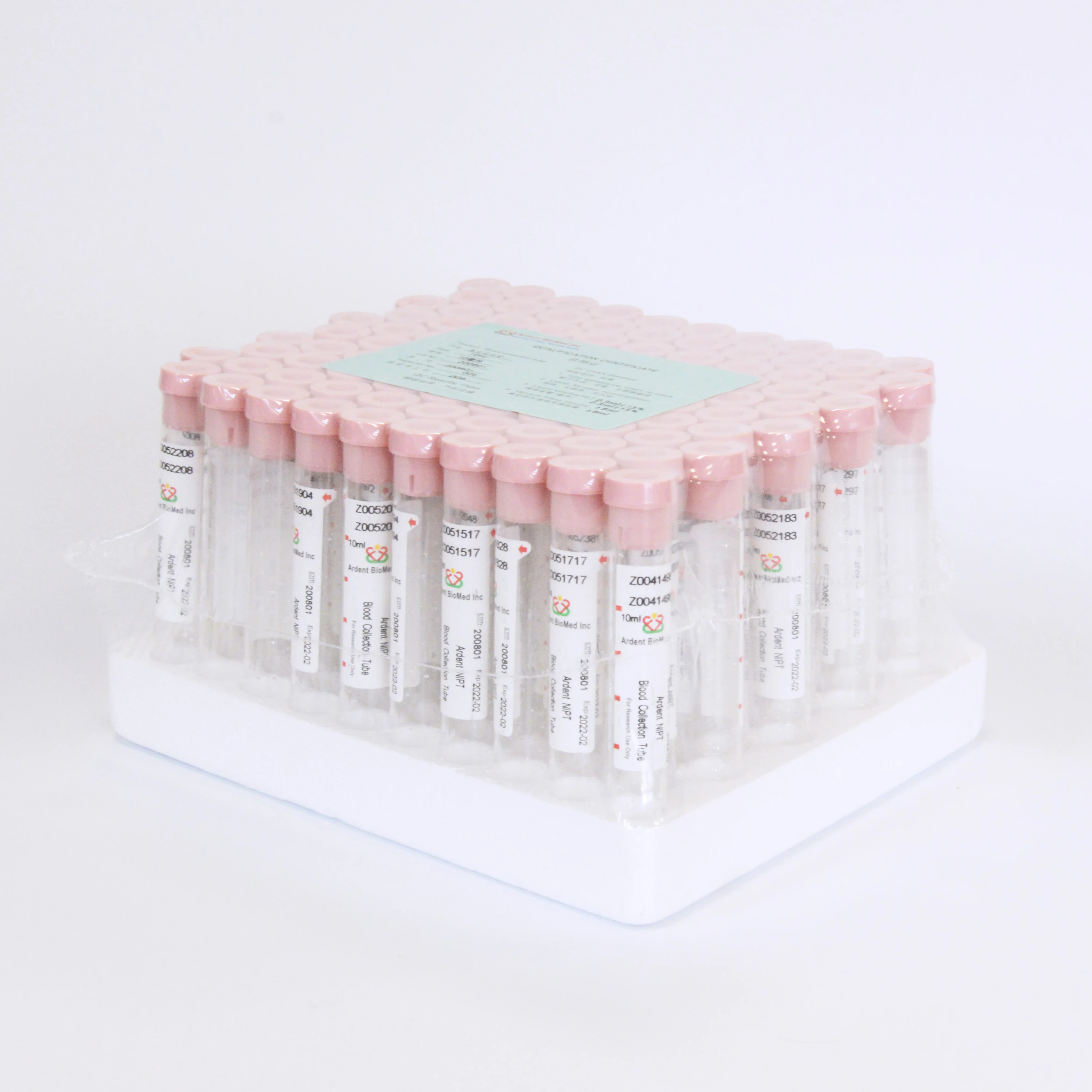 Ardent Medical Cell free  Blood Collection Tubes