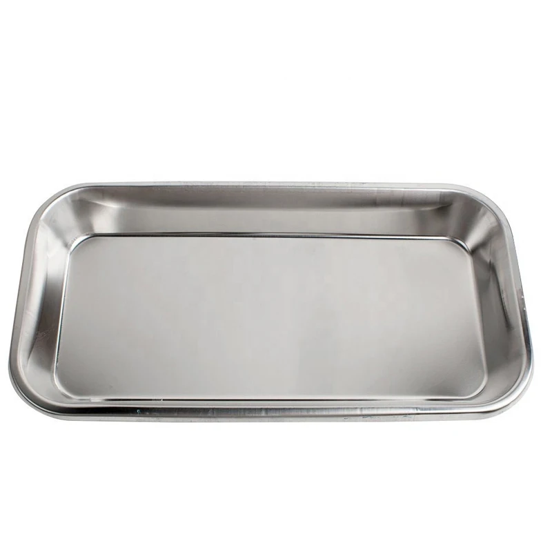 Stainless Steel Instrument Tray For Dental Tool Lab Instrument Useful for Best Design Holloware