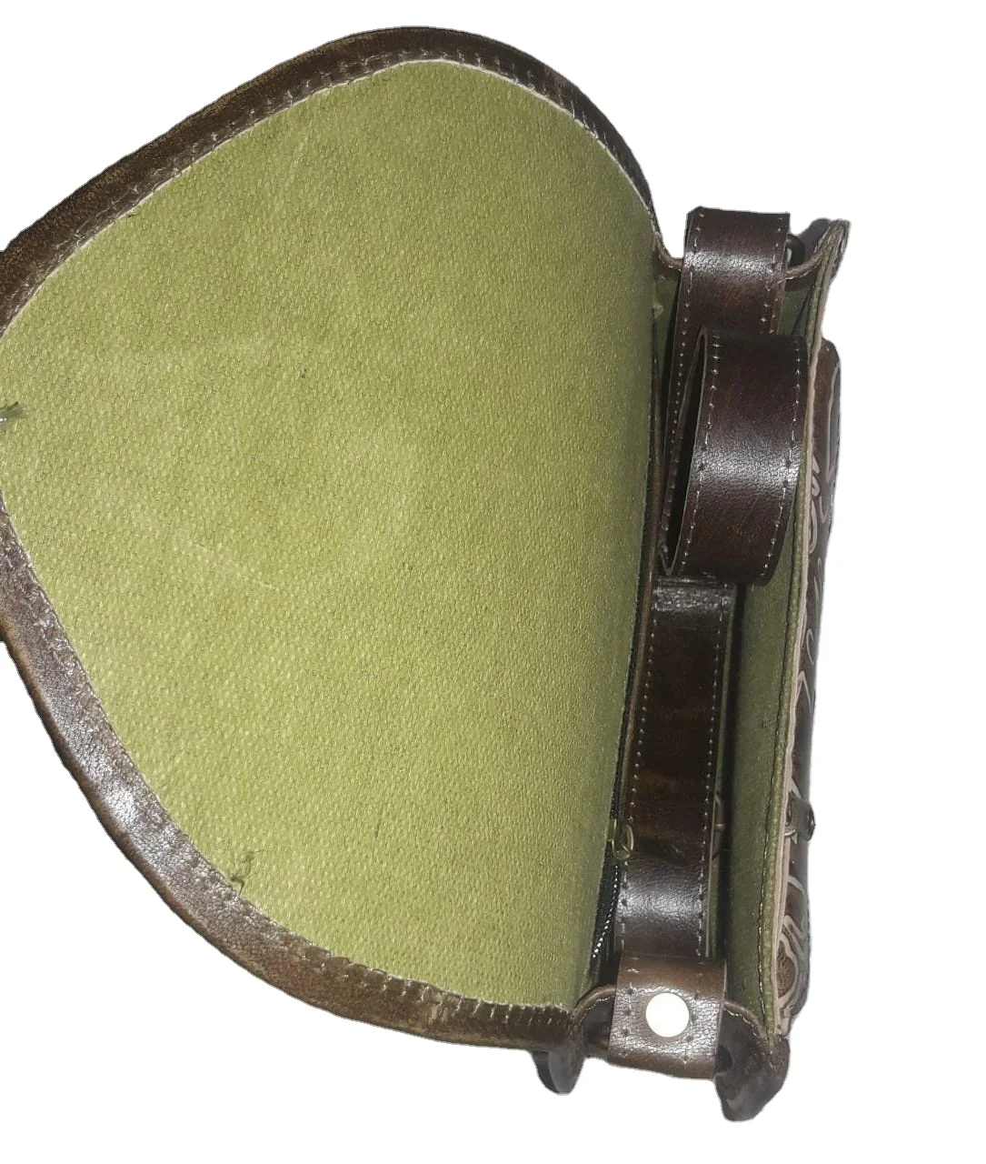 Fashion trend vintage style goat leather ladies slings bags crossbody bags with stone work designer handmade ladies bags