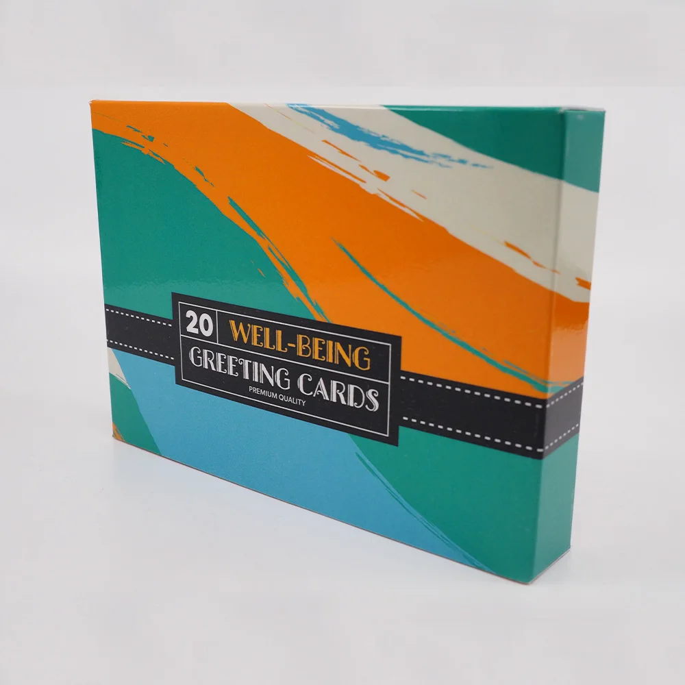 250GSM 1 сторона с покрытием Art карты 148 мм X 105 Разноцветные благополучия предназначен лазером печать под заказ принтом