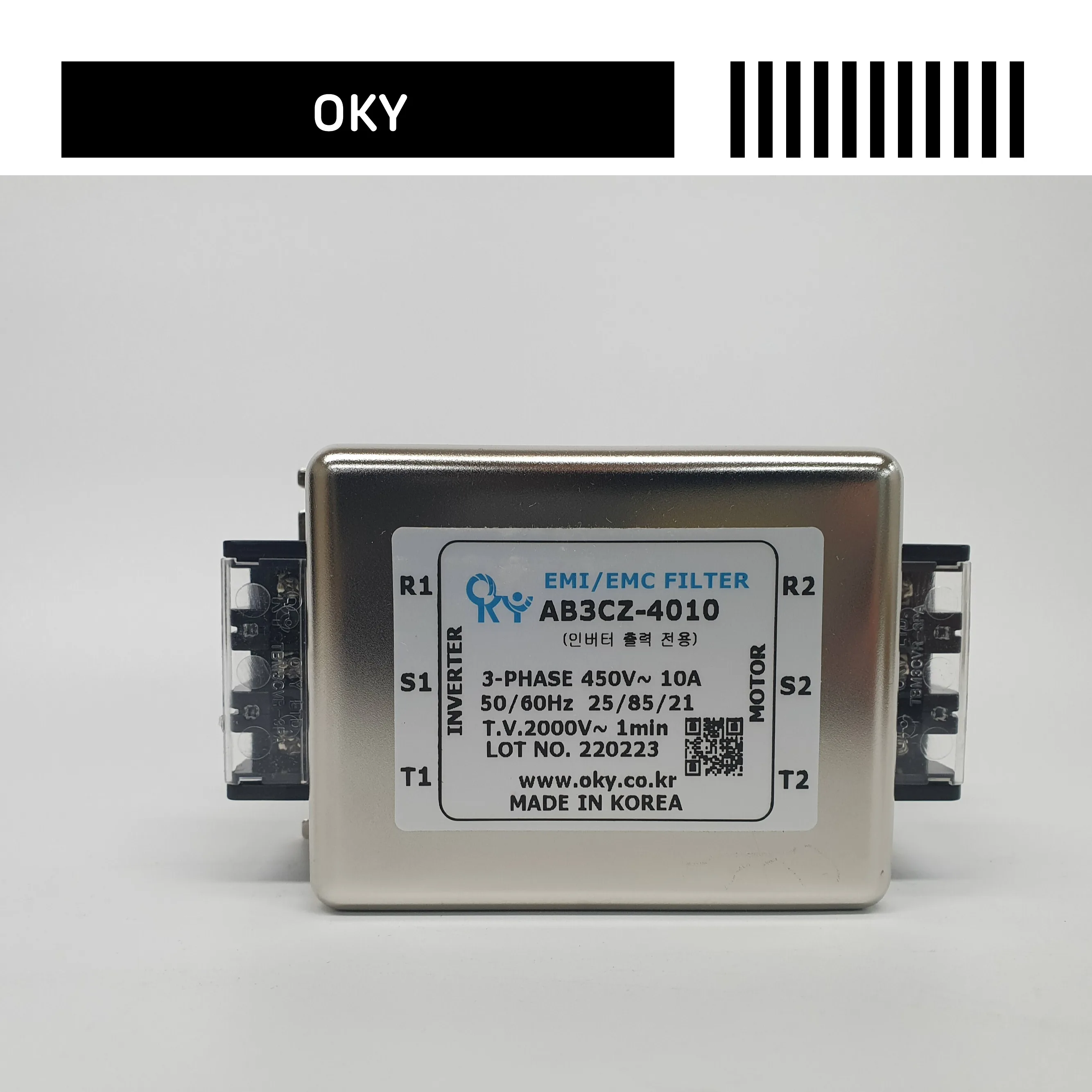 OKY EMI/EMC фильтр DB3CZ-4010 Сделано в Корее