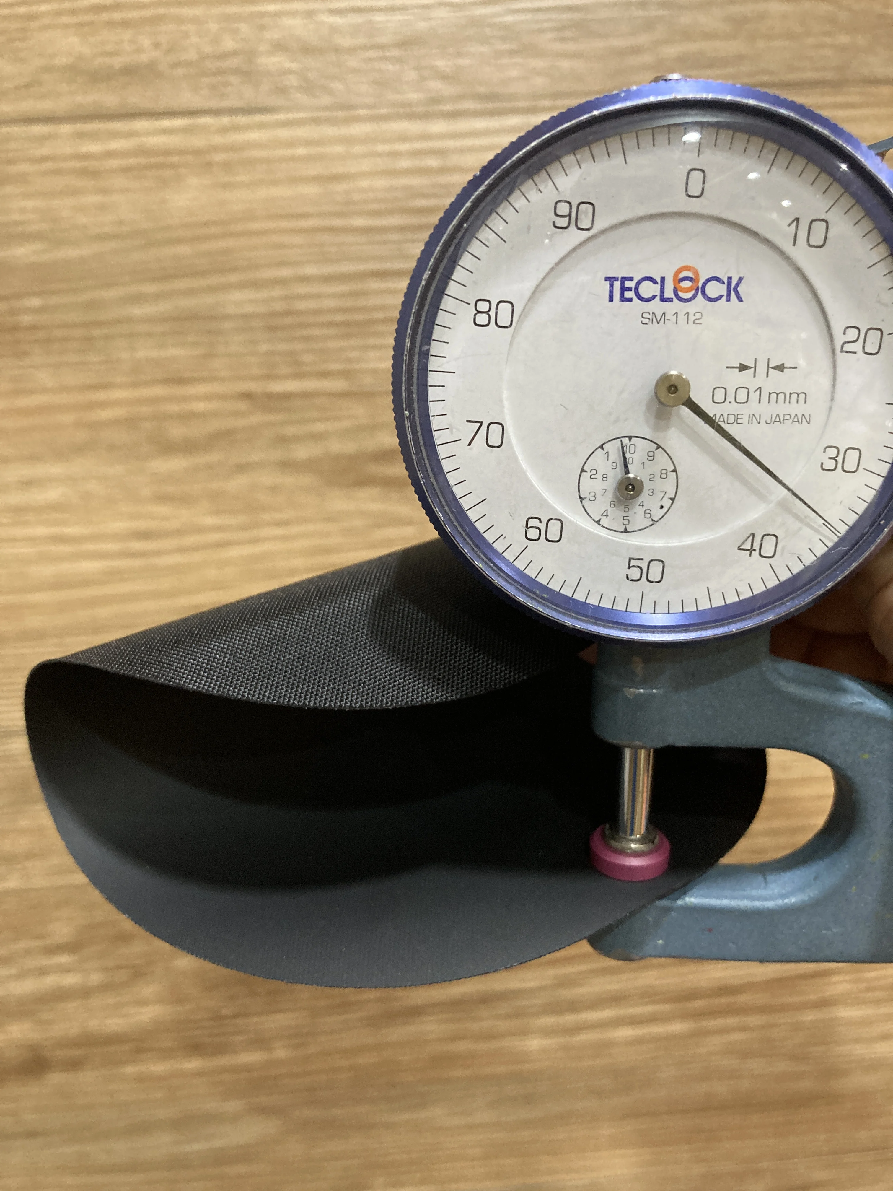 black color stock 0.15mm TPU coated with Nylon 66 fabric 210D*210D