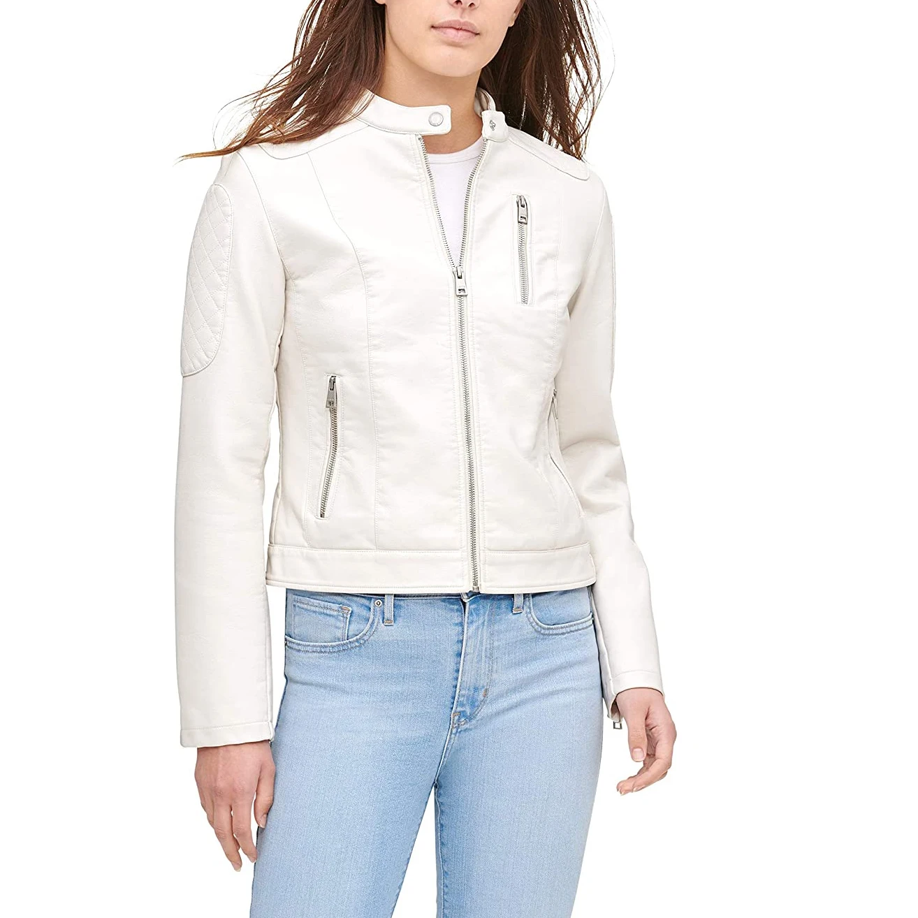 Best Selling Most Demanding Motorcycle Racing Bomber Jackets Leather Biker Riding Custom Logo Jacket for Women