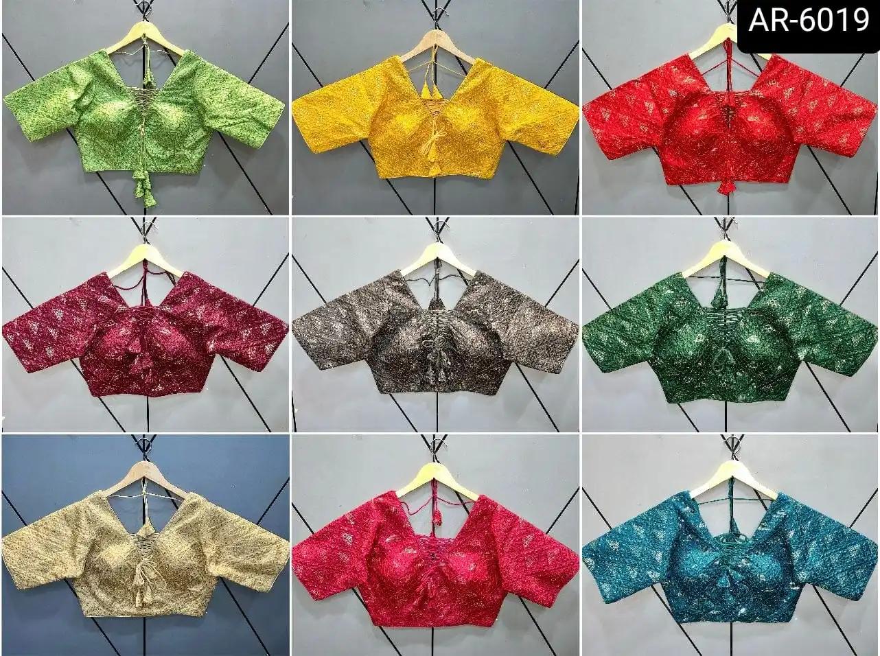 Indian Pakistani Soft Silk Cotton Thread and Glitter Sequence Embroidery Heavy Work Blouse Attractive Design for Women  and Girl