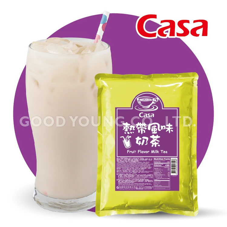 Good Young Tea Wholesale Bubble Tea Ingredients Fruit Flavor Milktea Powder