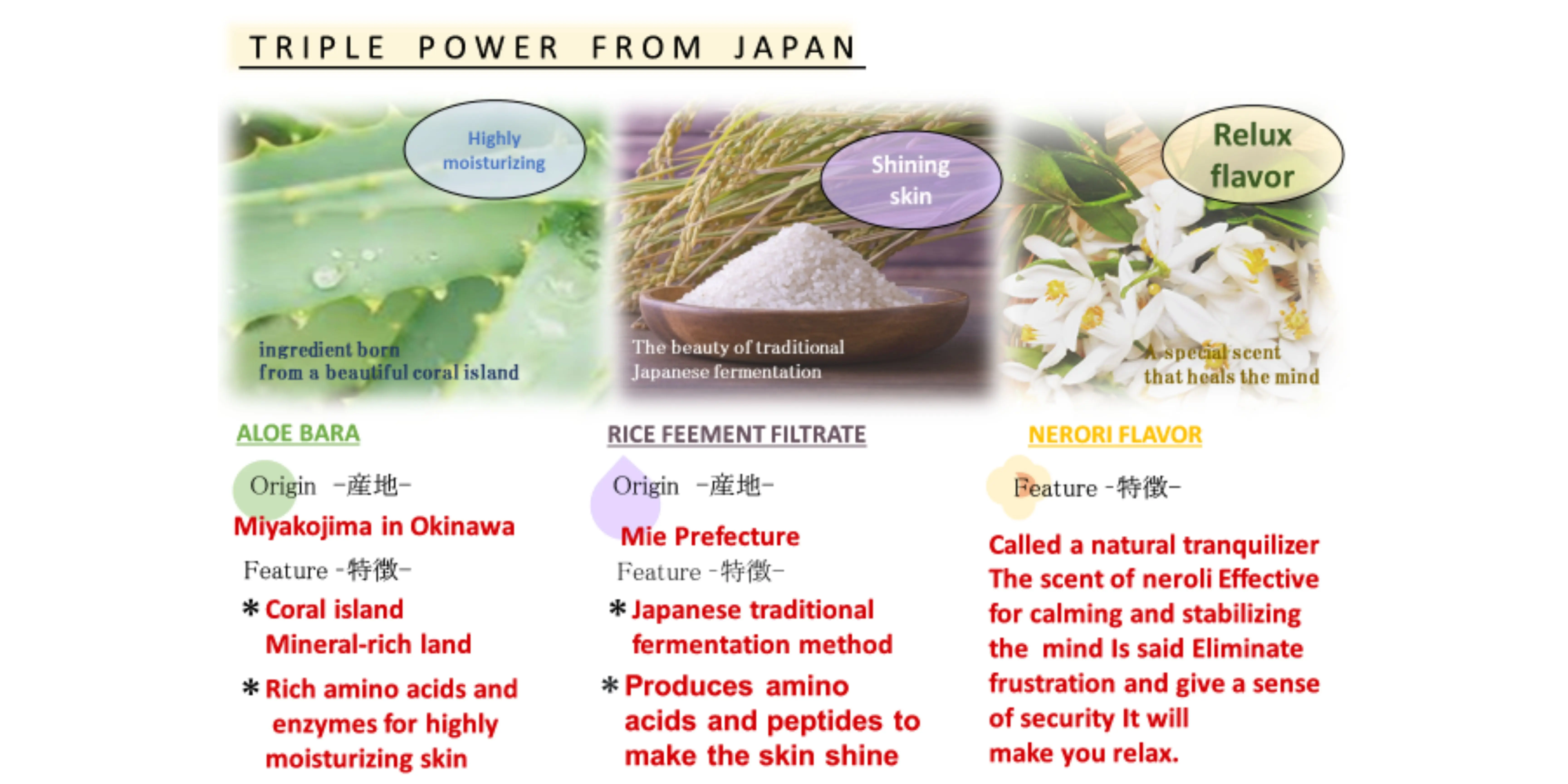 Amount of serum that can be used for the whole body, convenient for travel and close contact face sheet Organic Japanese product