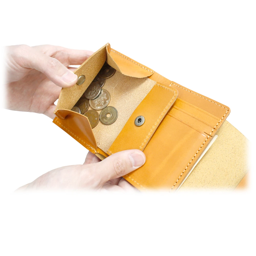 [ TOCHIGI LEATHER ] Trifold Wallet - Made in Japan