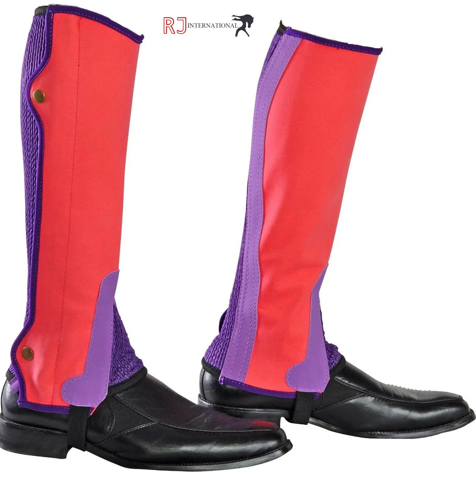 ADULTS HORSE RIDING AMARA SUEDE SHOWING JUMPING GAITERS HALF CHAPS SIZE XS S M L By Riaz Jamal Intel