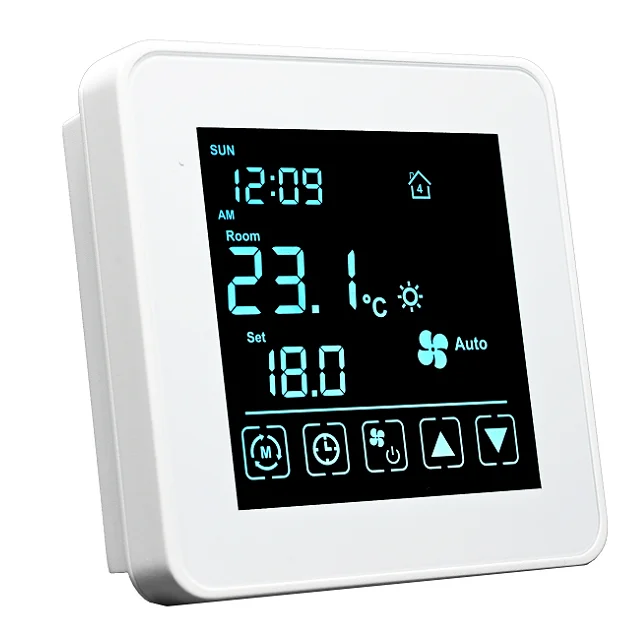 Wi-Fi термостат умный системы HVAC Modbus цифровой воздуховод отопительный Вентилятор катушка Термостат запчасти воздушный тепловой насос контроллеры