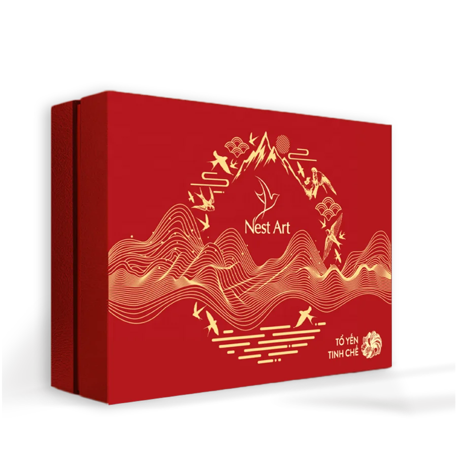 Вьетнамское Птичье гнездо, высококачественное изысканное Птичье гнездо, 100 г, красная коробка