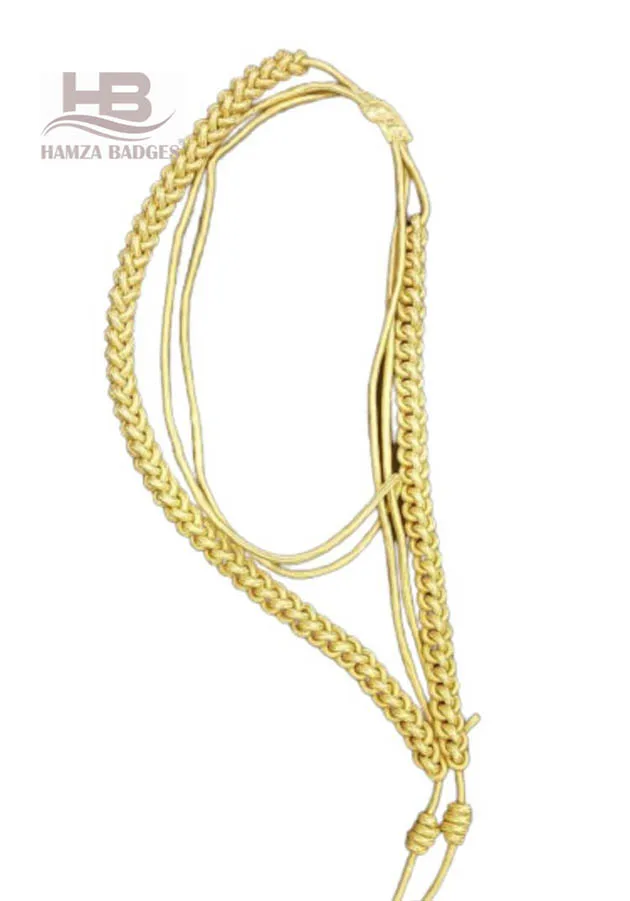 
Uniform Accessories, Gold Wire Aiguillette/ Military Uniforms Aiguillette 