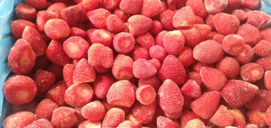 Новинка замороженная клубника IQF из Бразилии блок красного света