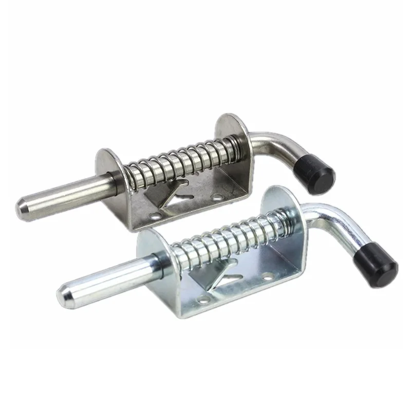 Factory Supply Galvanized Sliding Body Small Inward Facing Side Spring Loaded Latch Bolt