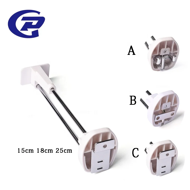 Factory Price EAS Security Pegboard Display Stop Lock Slatwall Hook Locks