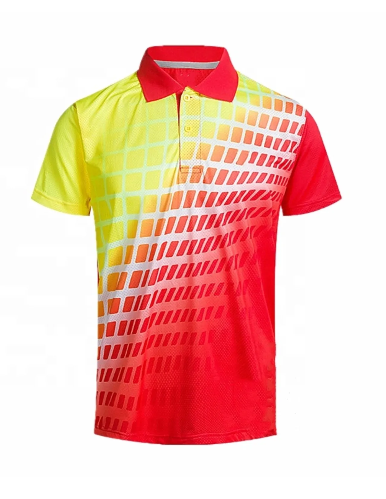 New arrival wholesale table tennis T shirts high quality badminton polo with custom logo