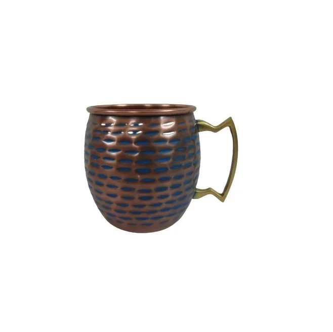 Copper Embossed Moscow Mule Mug Solid Copper Beer and Vodka Mug Moscow Mule Copper Antique Mug