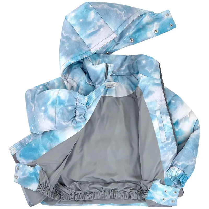 
Custom Allover Printing Stand Collar Ready Slim Fit Unisex Windbreaker Puffer Winter Jacket For Unisex 