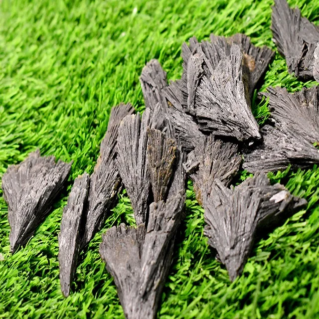  Потрясающе! Натуральный турмалин друза драгоценный камень потрясающий черный Друза натуральный отличный гладкая полировка ручной работы