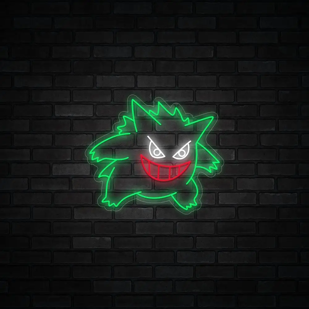 Gengar-светодиодная неоновая вывеска