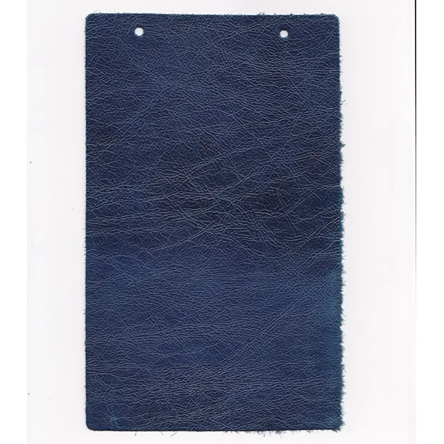 High Quality Italian Upholstery Leather Midnight Blue Color Genuine Leather for Furniture