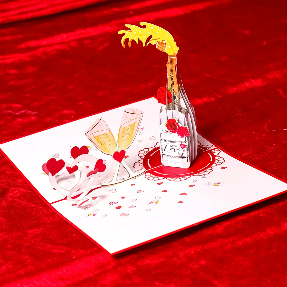  Пиратский корабль всплывающая карта счастливого отца день рождения приглашение лазерная резка 3d карты ручной работы поставки по всему миру горячая распродажа