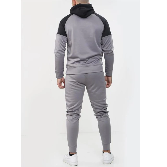 Tracksuit Men Set Sport 2 Pieces Sweatsuit Men Clothes Printed Hooded Hoodies Jacket & Pants Track Suit Men