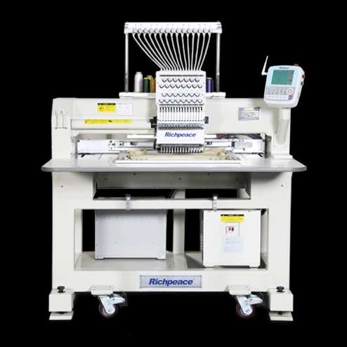 Richpeace, недорогая маленькая одноголовая шляпа и трубчатая компьютеризированная вышивальная машина высокого качества