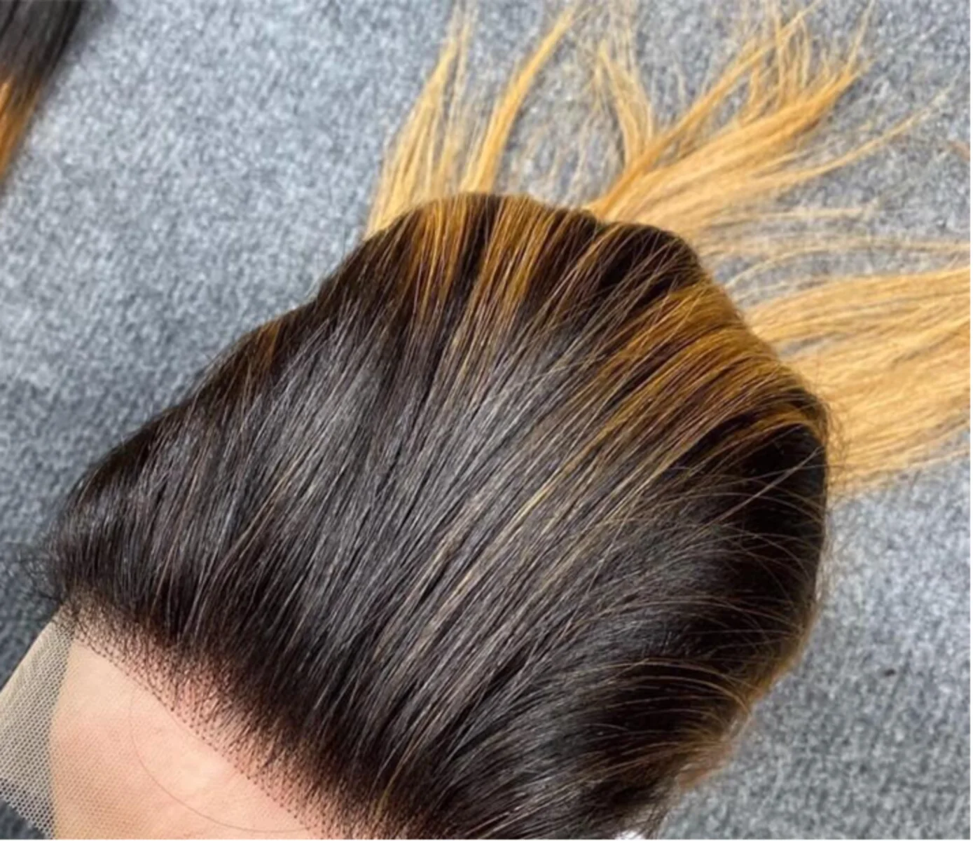 High quality ombre wigs hair colorful full lace hair extensions Vietnam human virgin hair