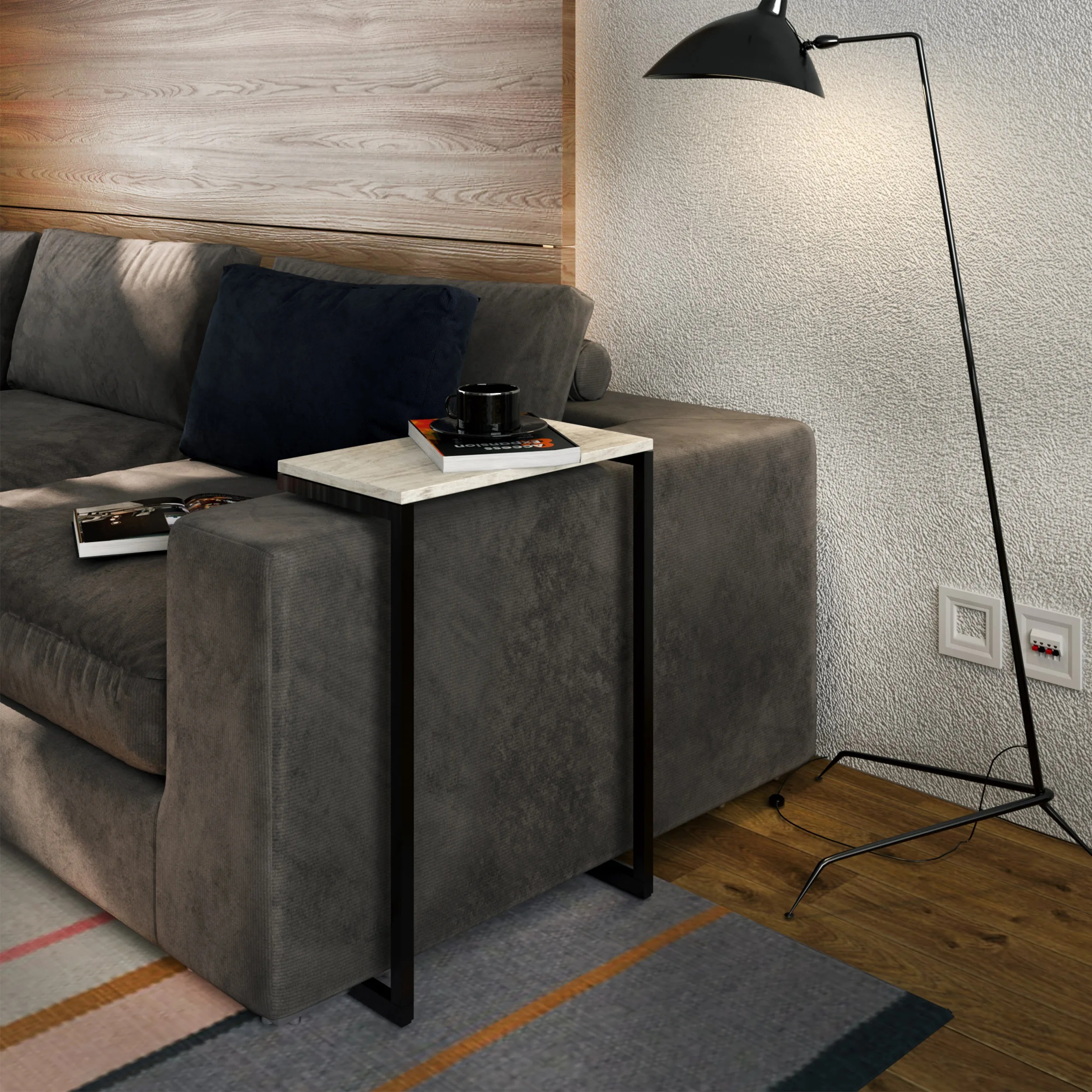  Лидер продаж столик с-образной формы для гостиной спальни и маленького дивана боковой