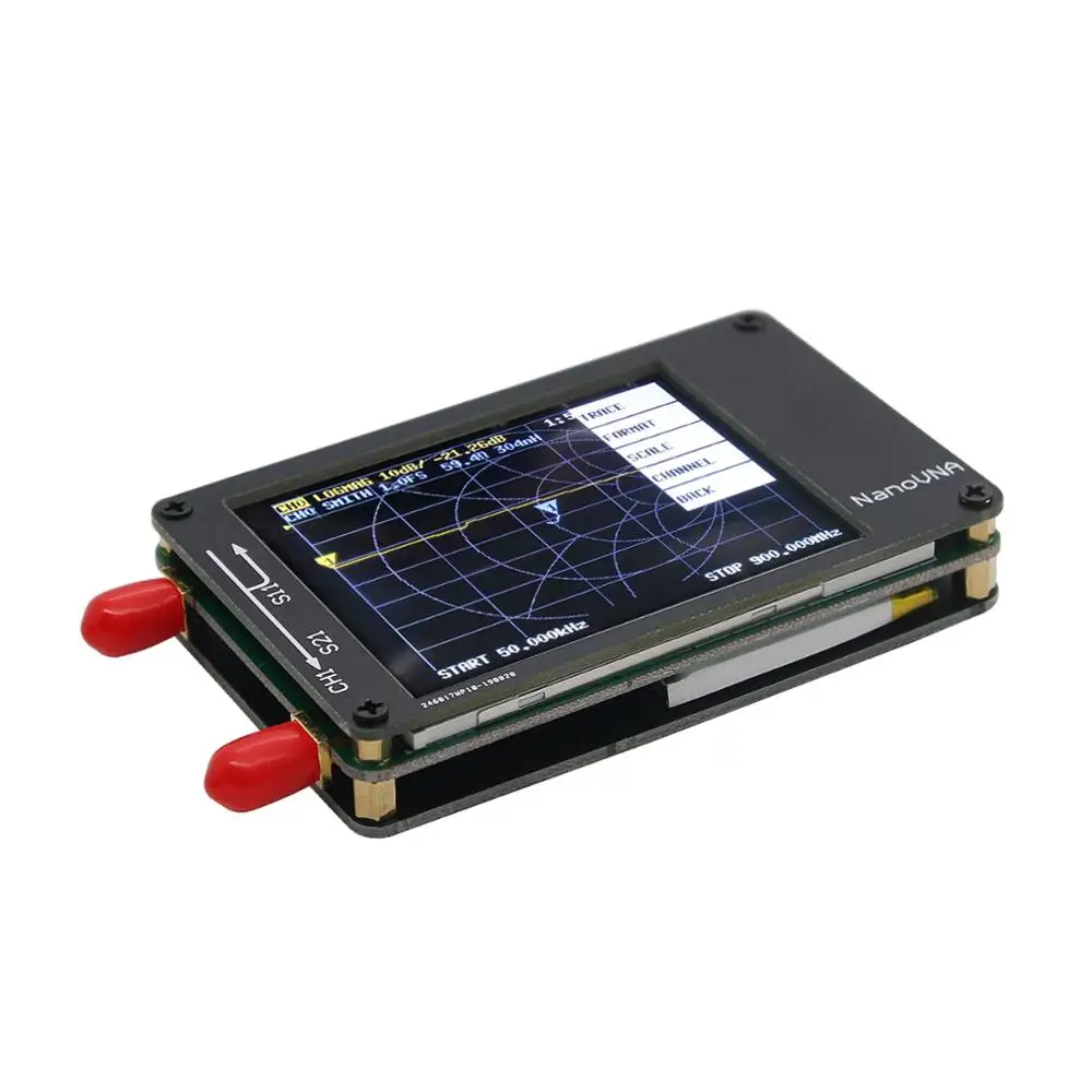  Векторный анализатор сети NanoVNA с TFT-экраном 2 8 дюйма 50 кгц-300 мгц HF VHF UHF антенны 2 "TFT экран кГц-300 МГц векторный сетевой антенный